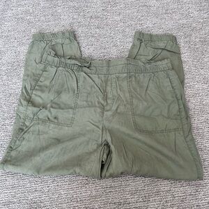 LOFT green jogger pants